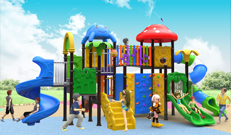 kid plastic outdoor playground equipment HT-14087
