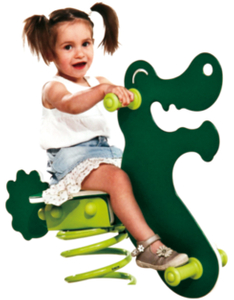 outdoor PE spring rider for toddlers PE-YM-188