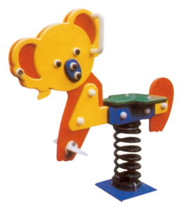 PE spring rider playground equipment PE-YM-183