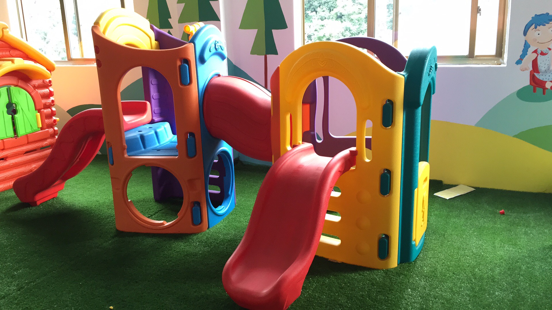 childrens plastic playhouse for indoor SLWJ-026