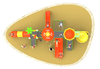 outdoor play frame for kids HT-76027