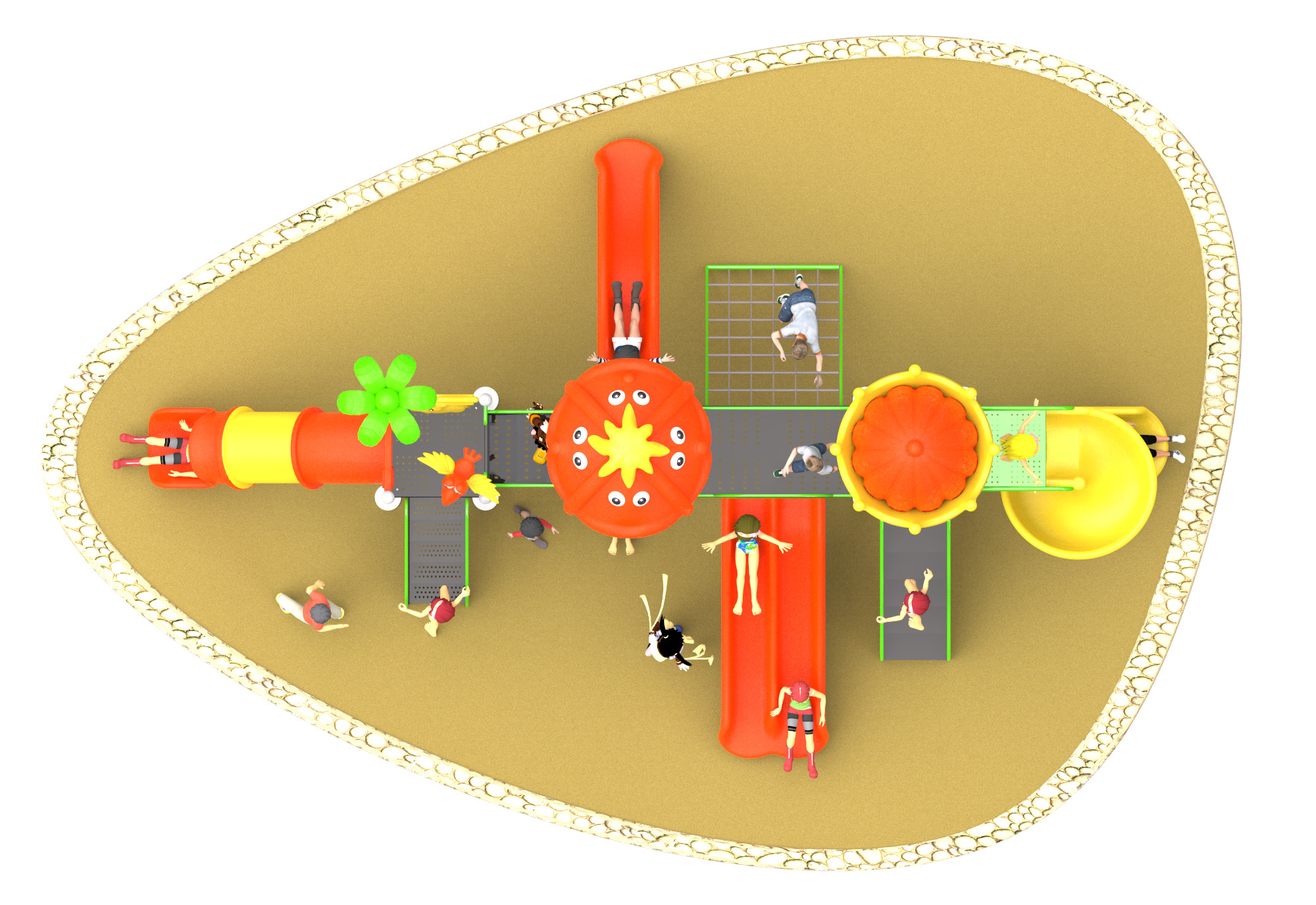 outdoor play frame for kids HT-76027