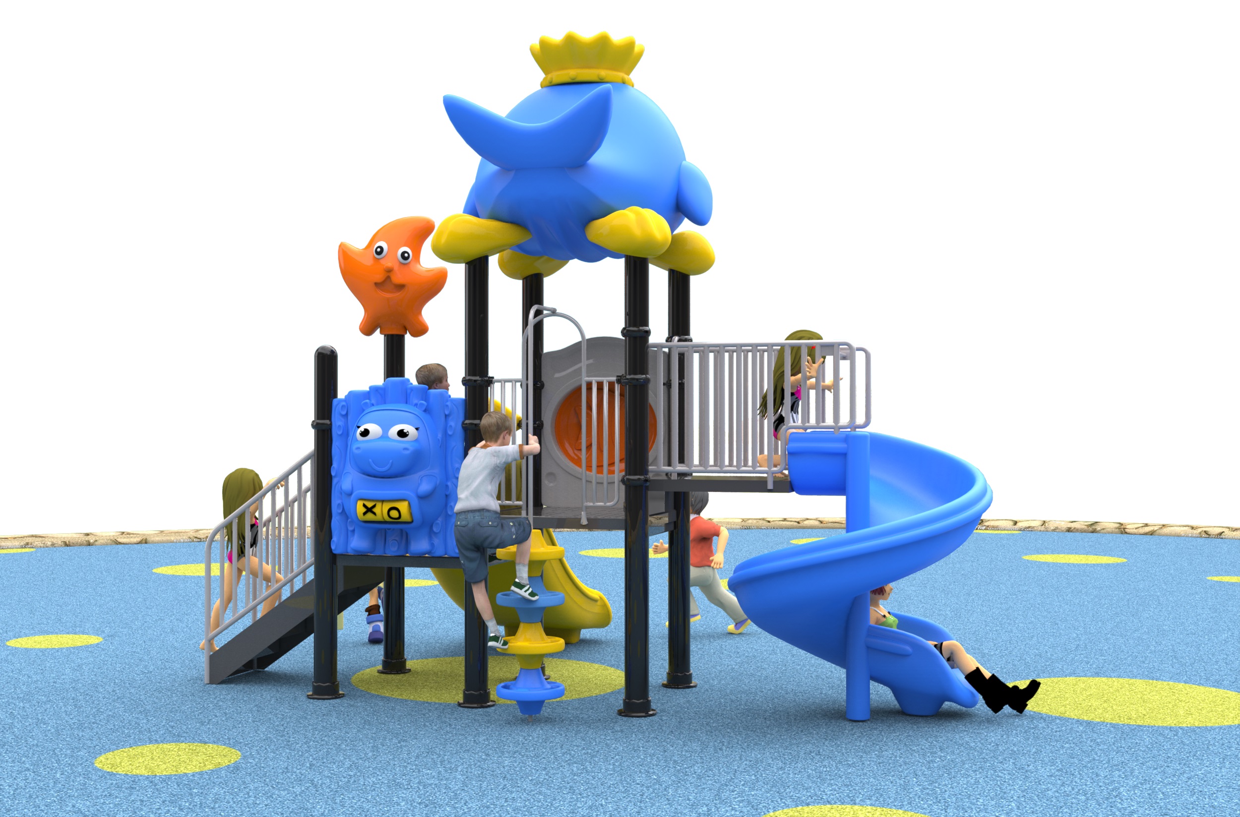 kids play equipment outdoor playground HT-89022