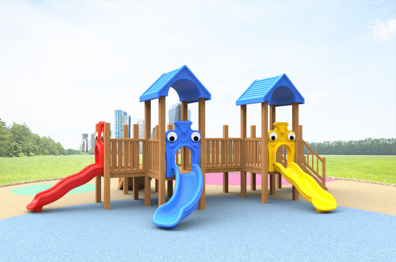 wooden playground equipment for children HT-WD25018 BIG SALES!!!
