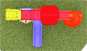 kids backyard playground equipment SP-020