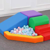 Toddler Playtime Corner Climber, Indoor Active Play Structure for Toddlers and Kids, Safe Soft Foam for Crawling and Sliding RB-034