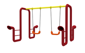 Outdoor Metal Swing Set for Children QQ-008