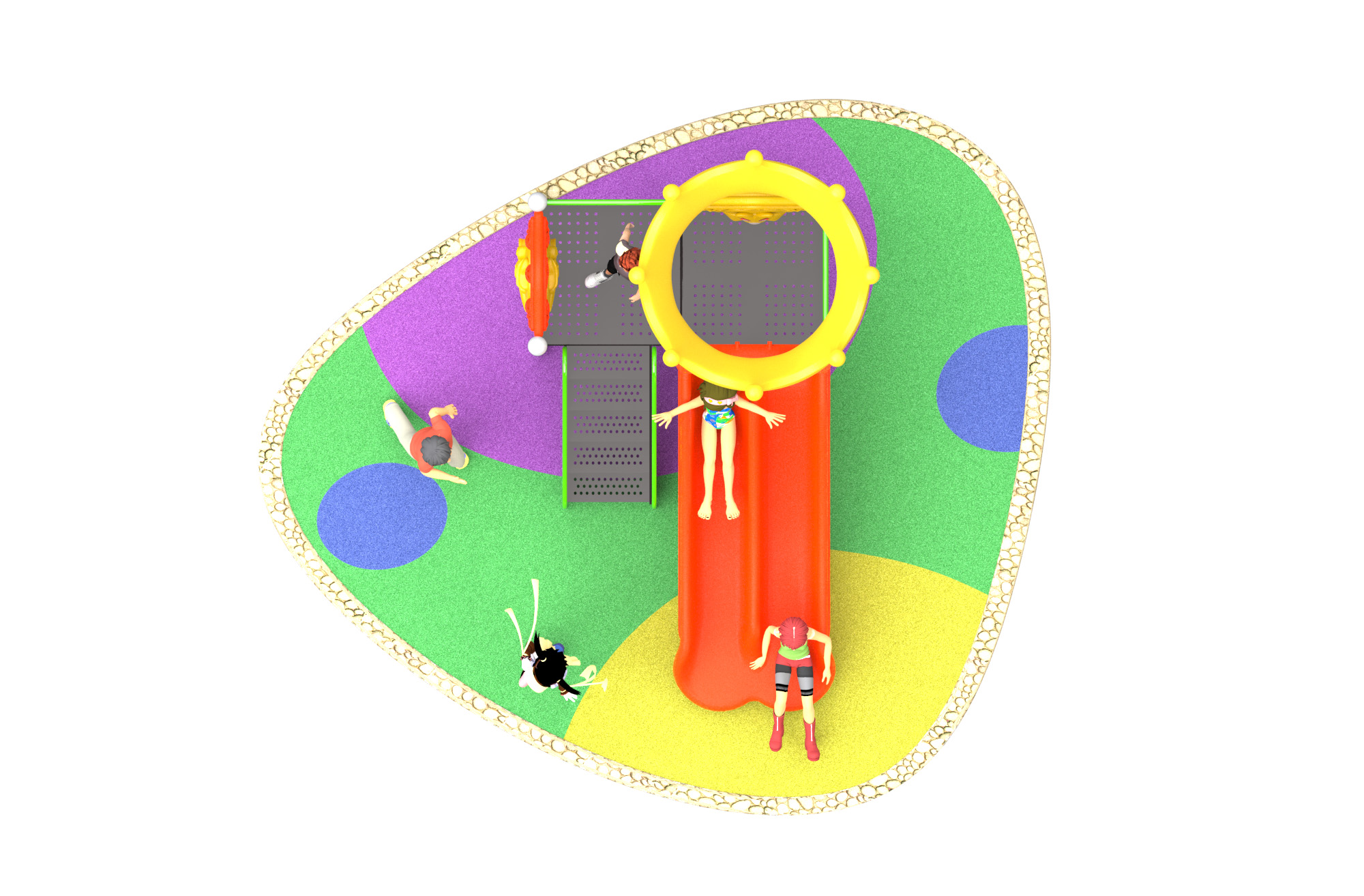 commercial outdoor playground equipment HT-76019