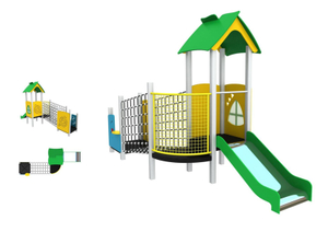 kids outdoor playset outdoor playground equipment custom playground PE-HT-018