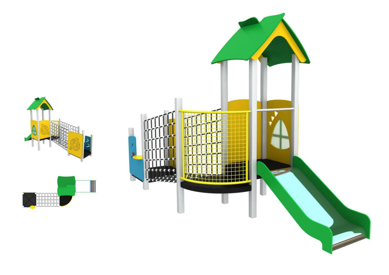kids outdoor playset outdoor playground equipment custom playground PE-HT-018