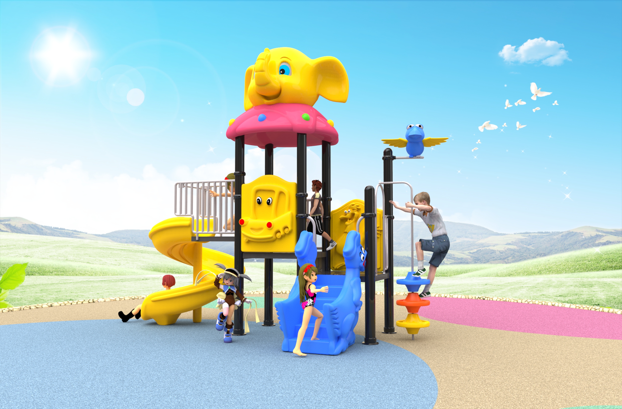 outdoor adventure playground equipment US$567 BIG SALES!!!