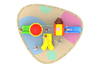 kid plastic outdoor playground equipment HT-76107