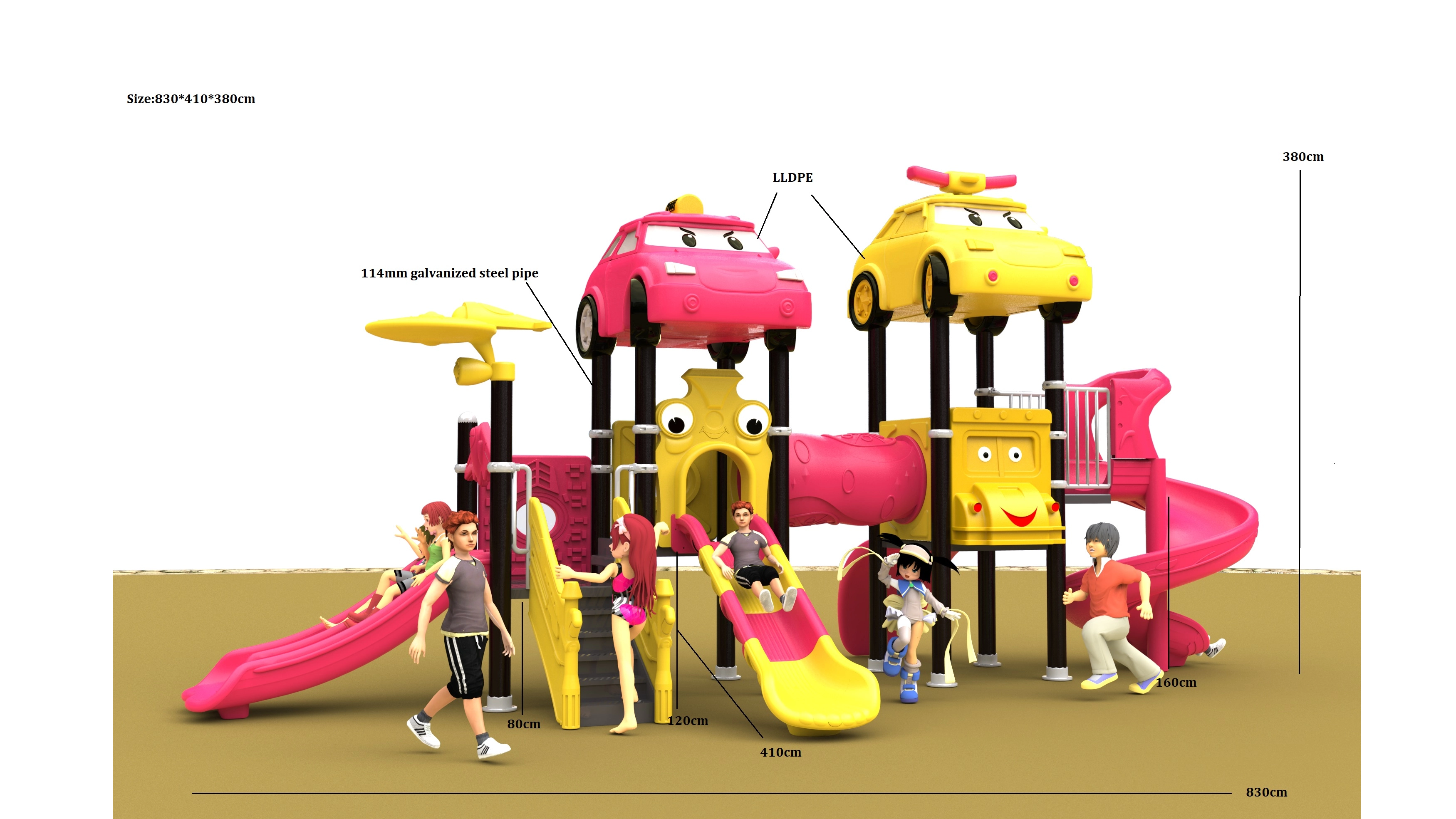 children playground equipment for outdoor HT-14011