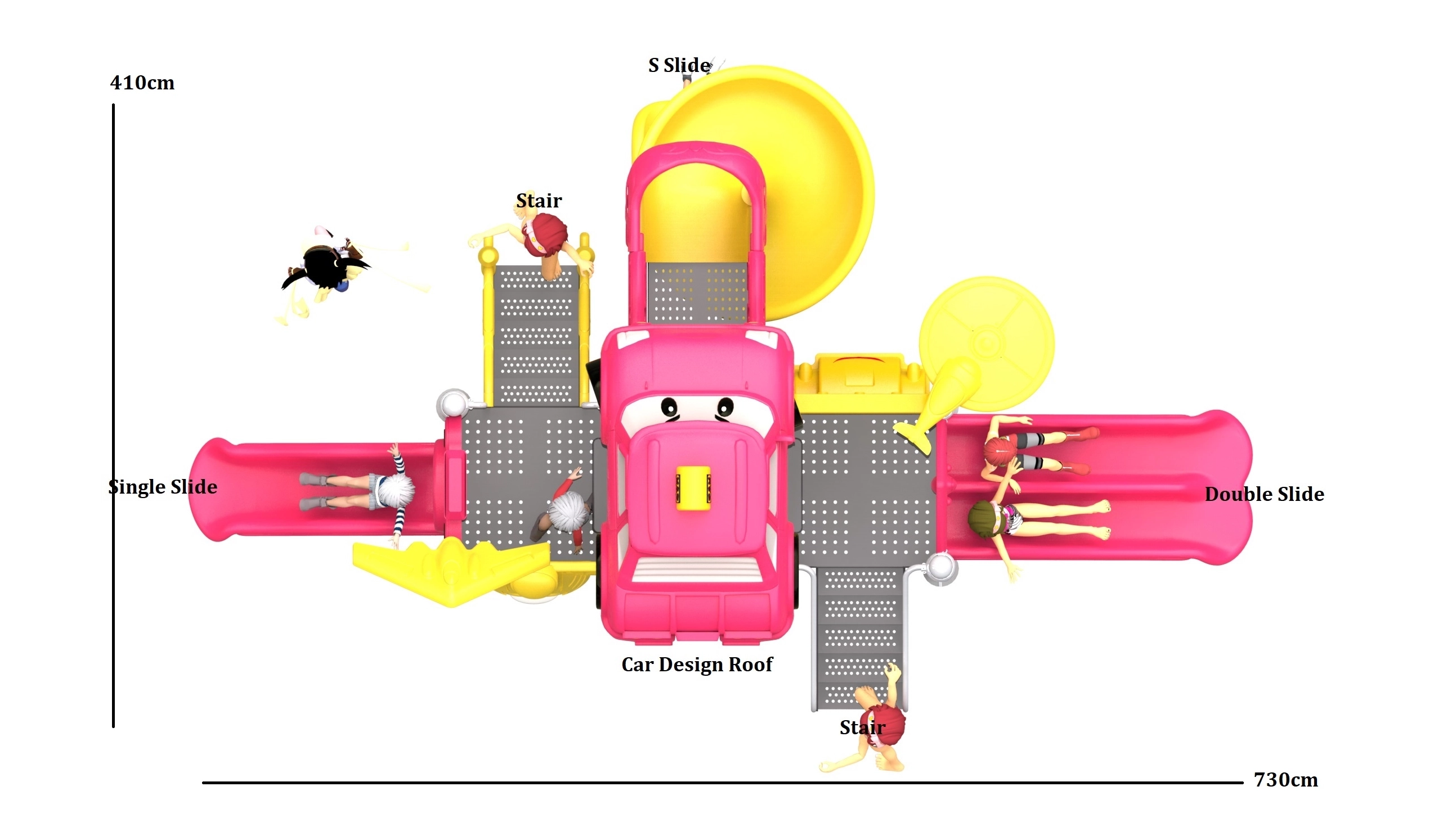 kids outdoor playset outdoor playground equipment HT-14013