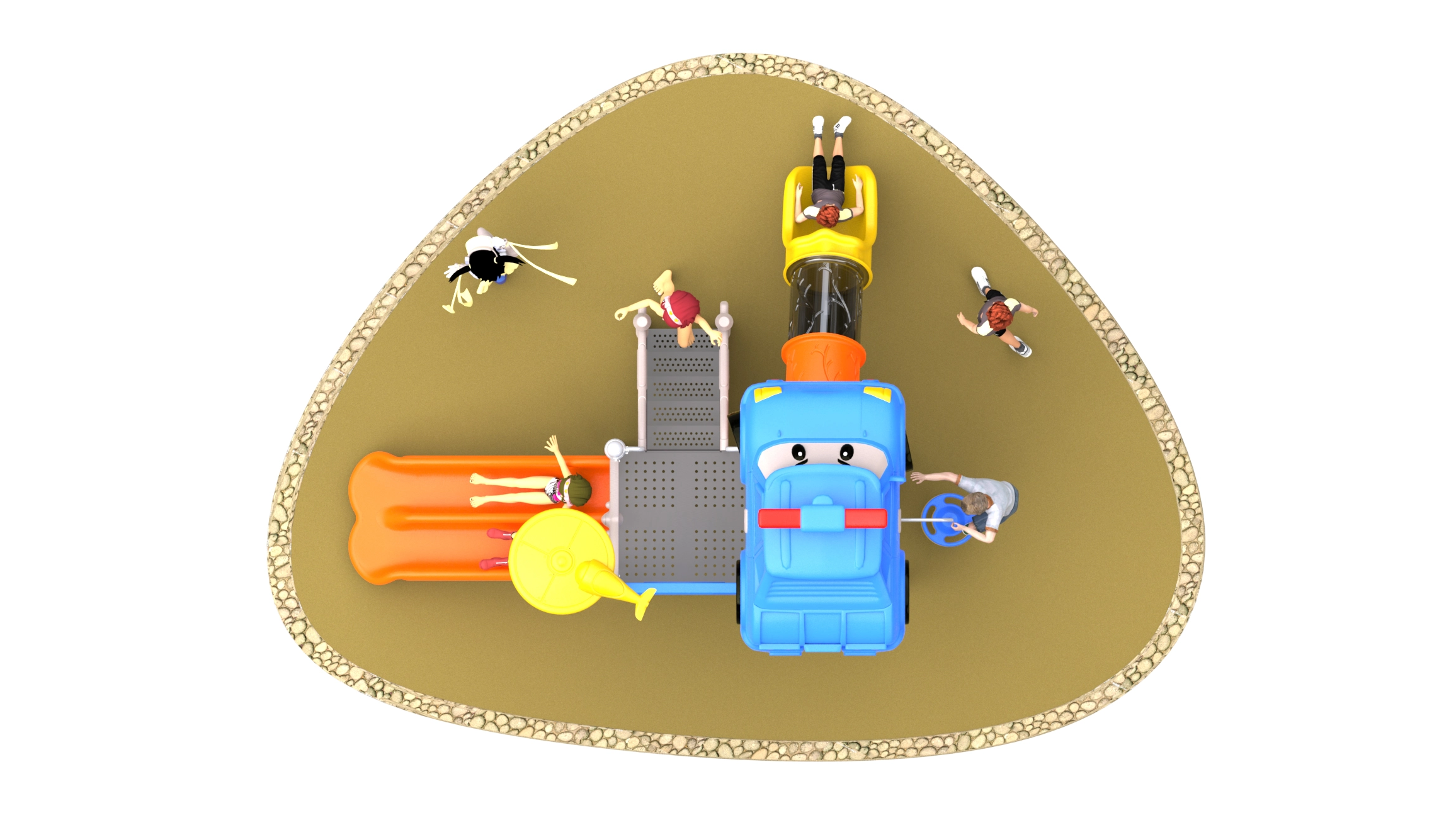 daycare outdoor playground equipment HT-14041
