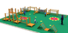 outdoor wooden playground set for toddlers MH-059