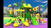 Colorful children playground park HT-14076