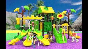 Colorful children playground park HT-14076
