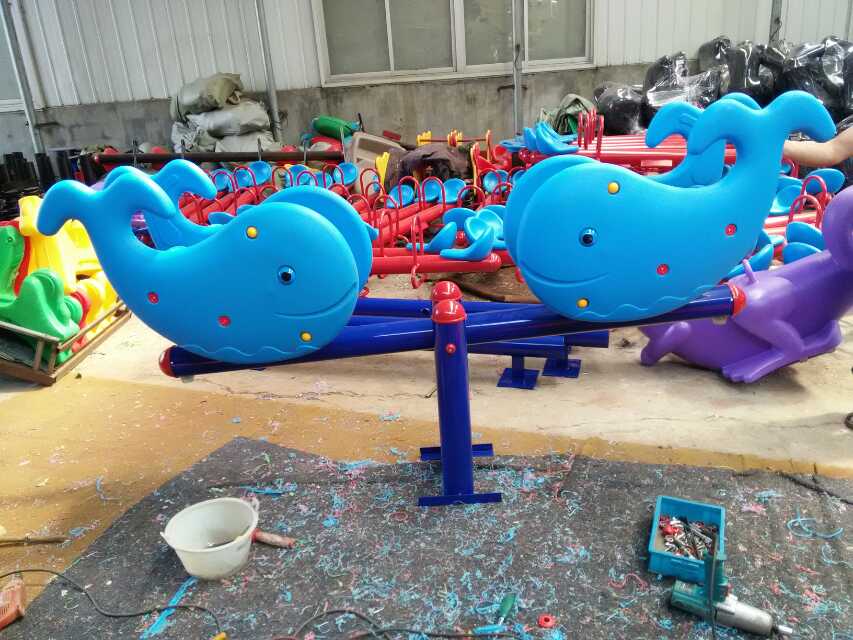 Spring See Saw Playground Component SL-QB-048