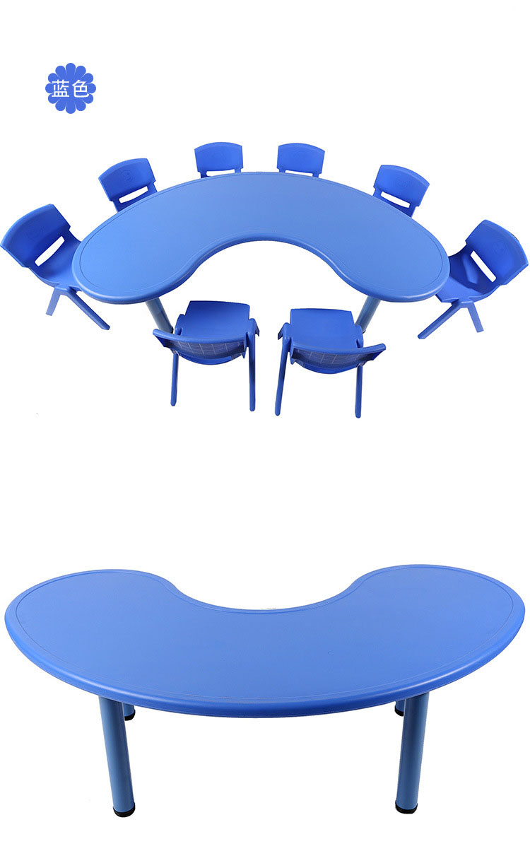 Kindergarten furniture kids plastic table and chair set study desk homework table learning desk for kindergarten SLZ-040