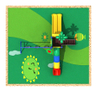 plastic jungle gym for sale HT-14115