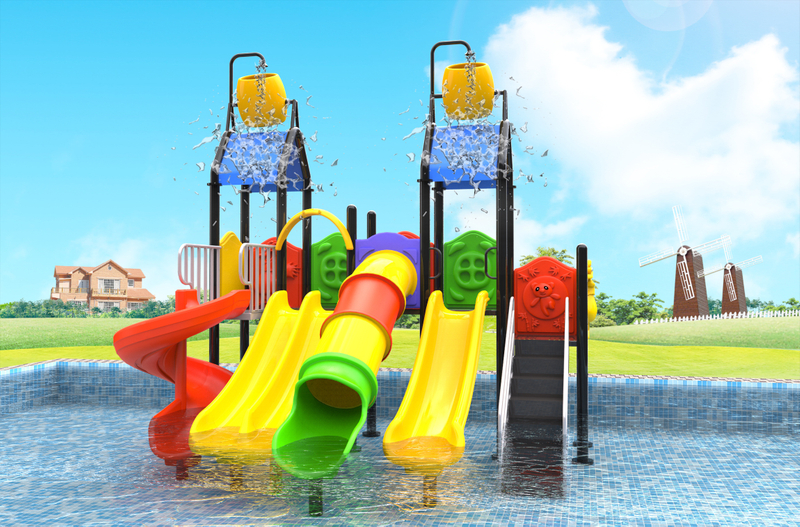 kids water feature playground HT-2376040