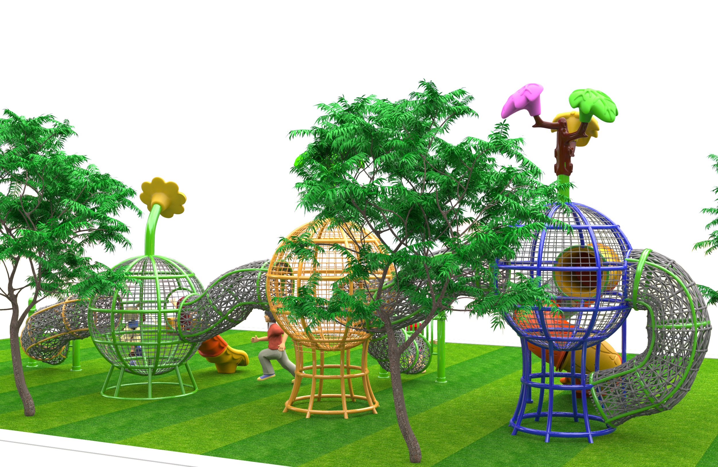 outdoor play equipment toddlers playground TN-091