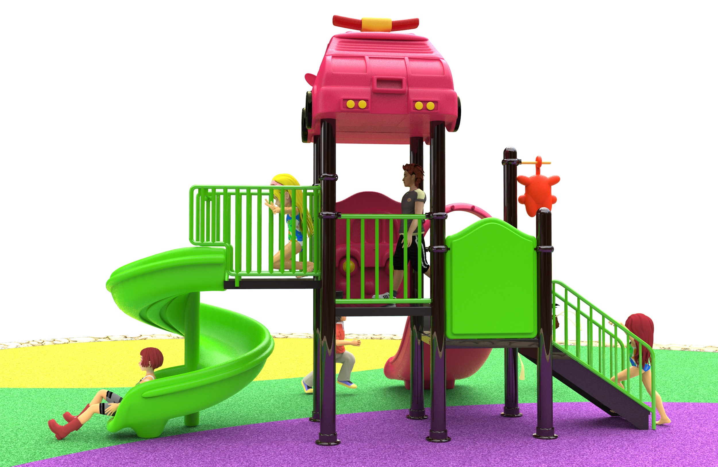toddlers outdoor playground HT-89021