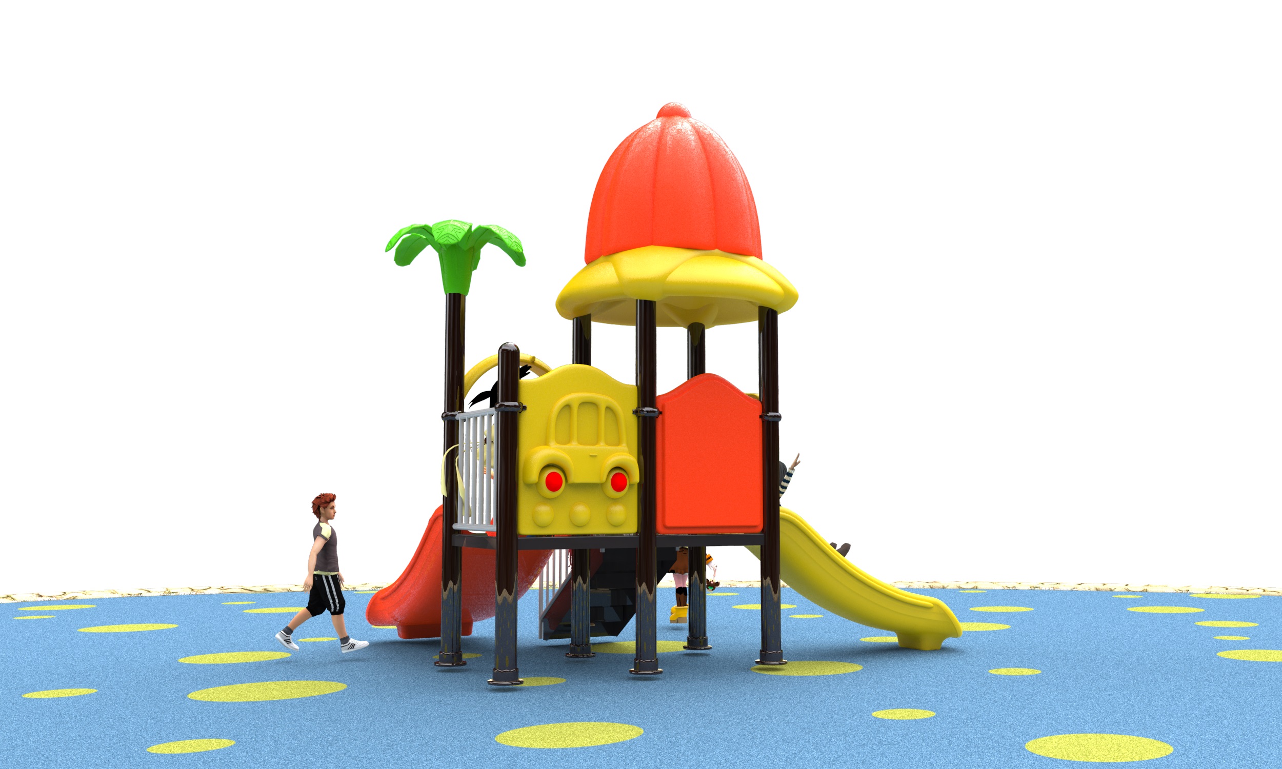 toddlers outdoor play equipment HT-89007