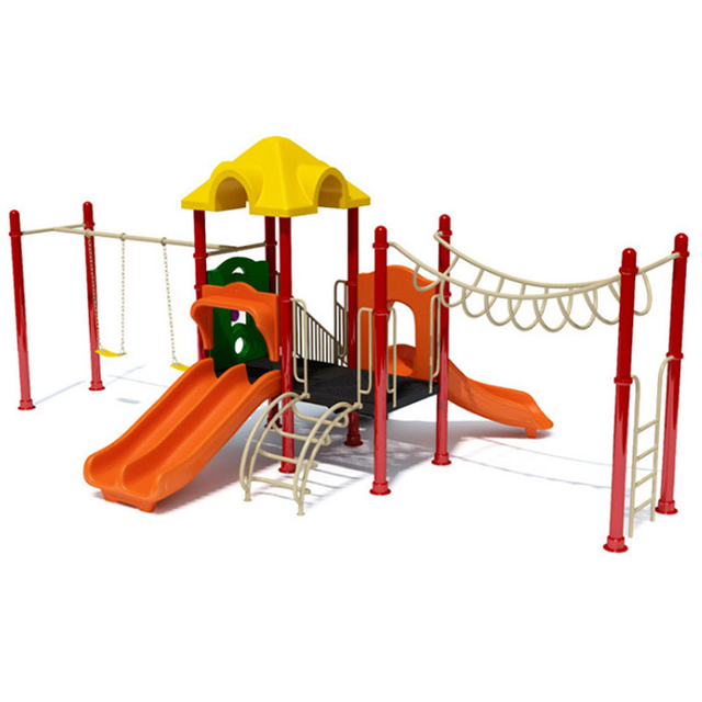 Outdoor Combinatione Slide and Swing Playground for Kids QQ-021