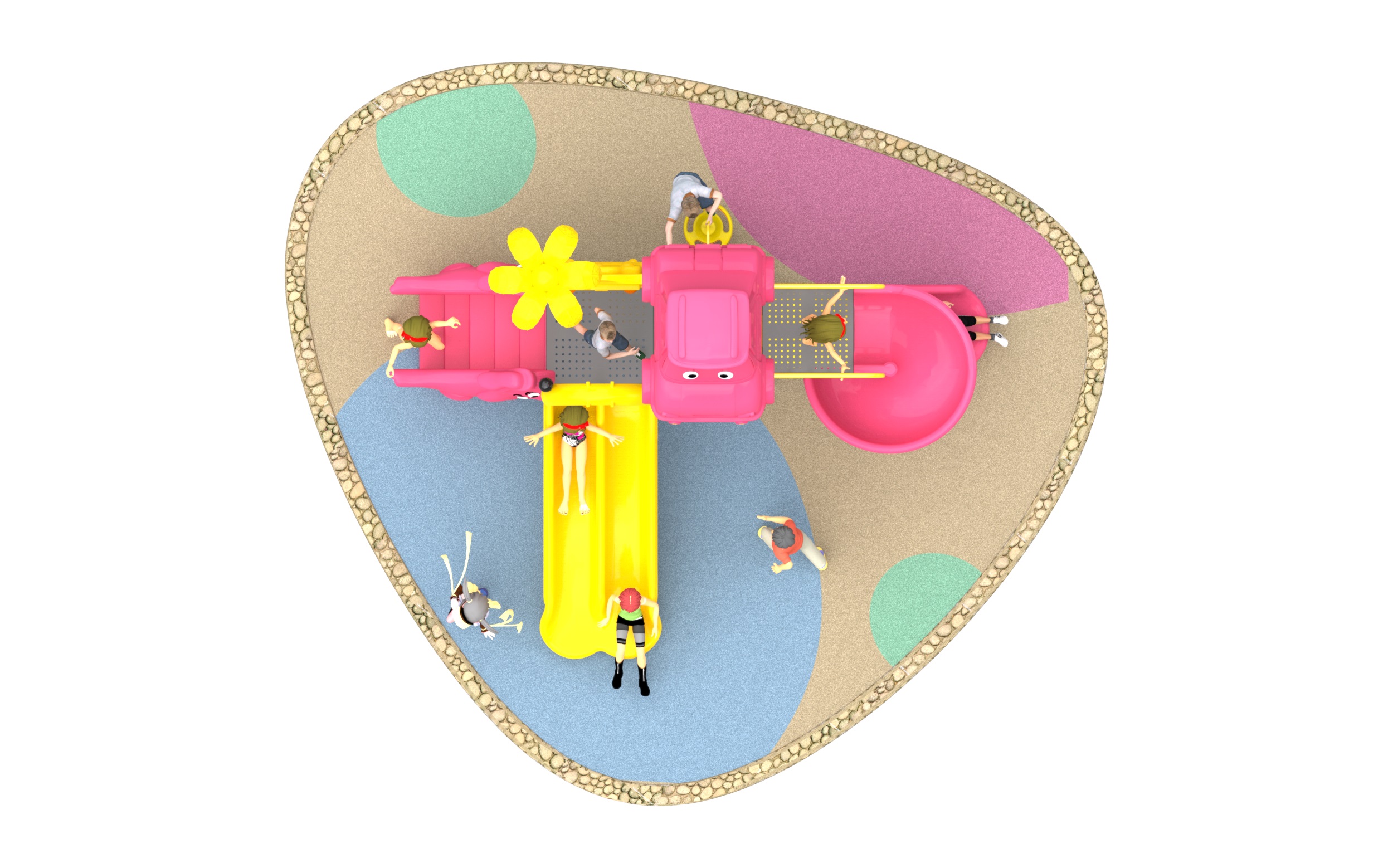 kids backyard playground equipment HT-76005
