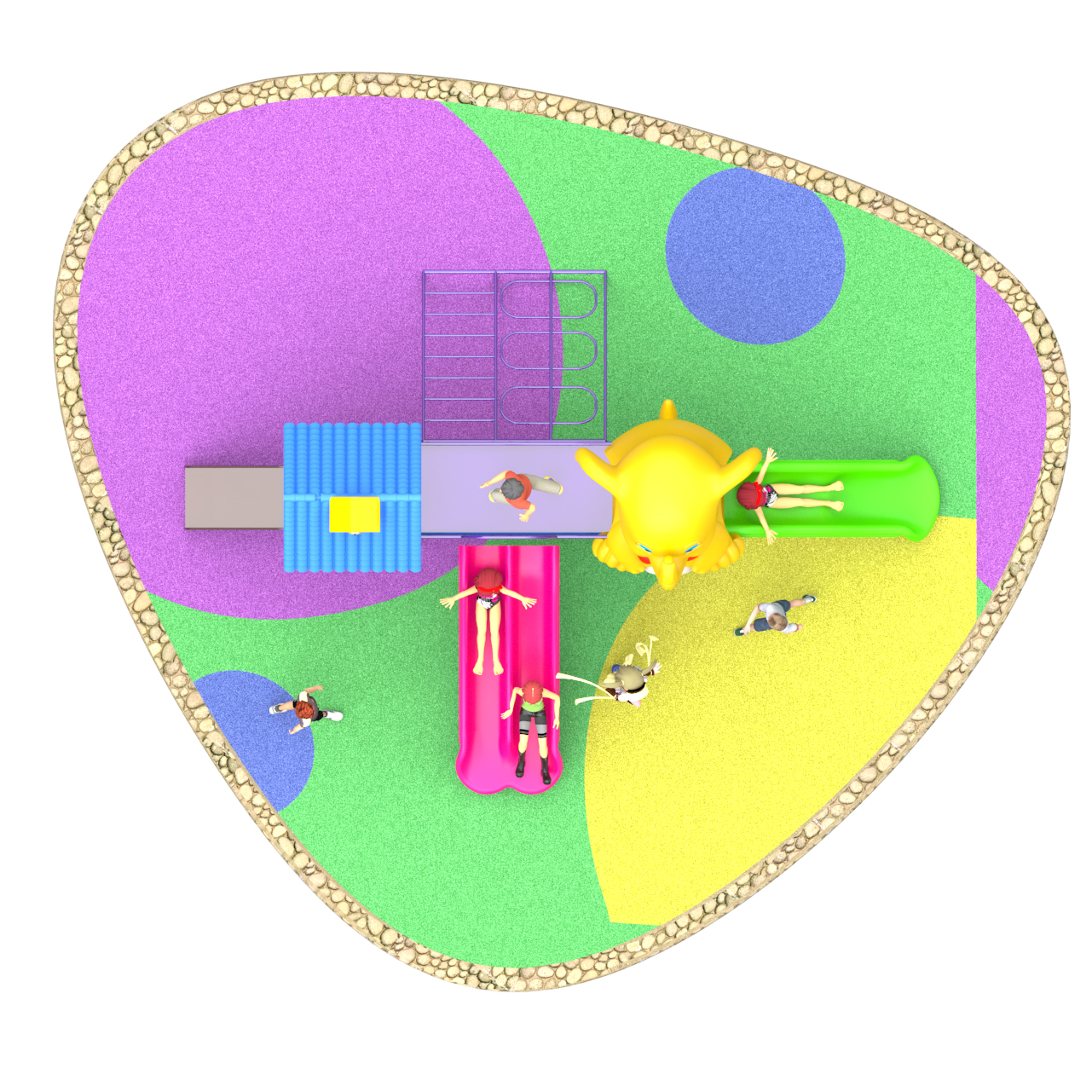 children's outdoor playground HT-55015