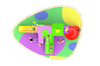 slide playground equipment HT-55054