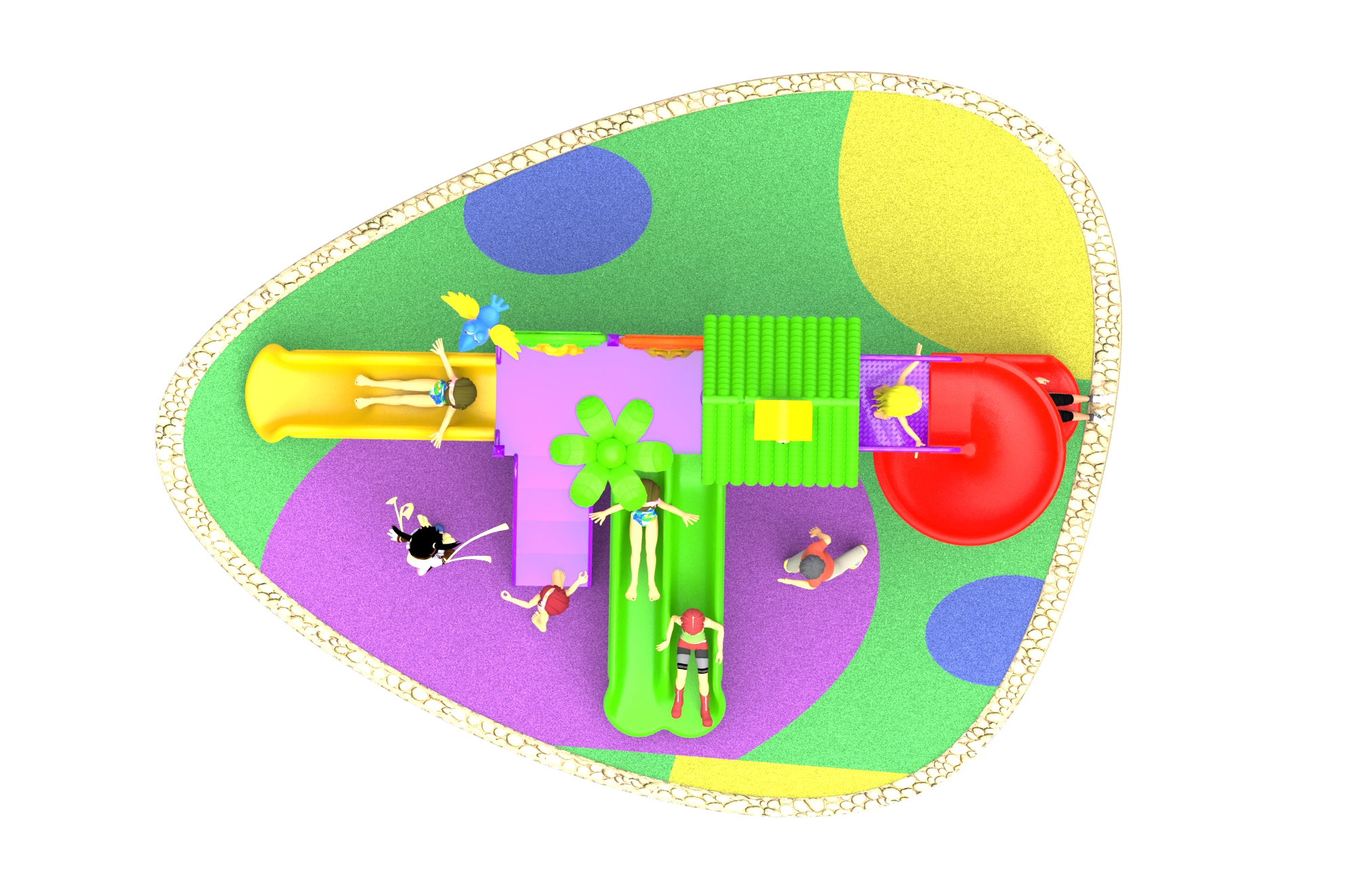 slide playground equipment HT-55054