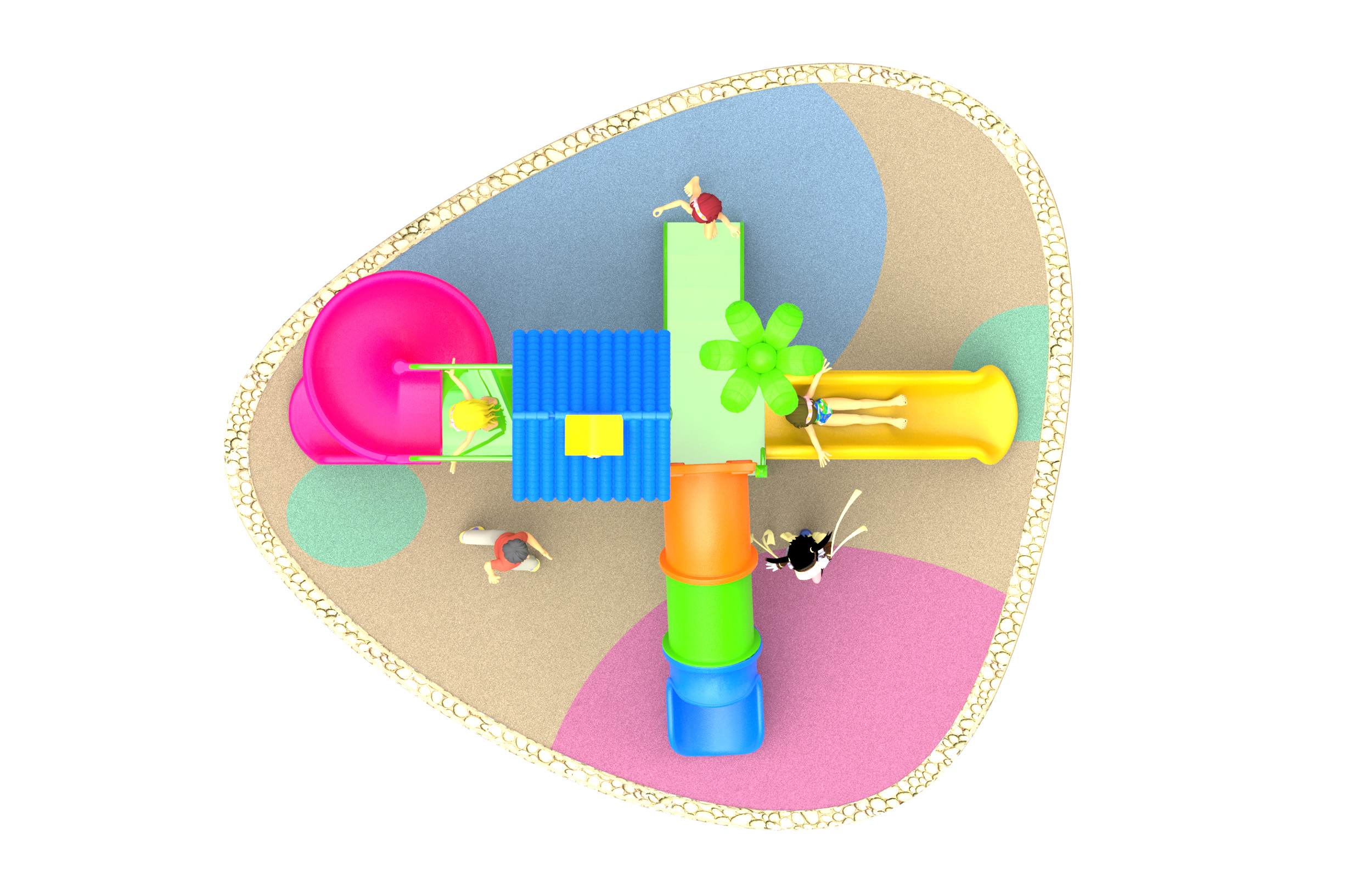 outdoor kids playground HT-55044