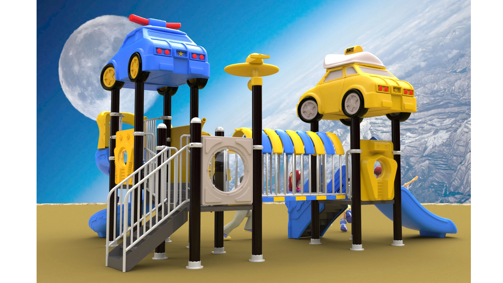 kids playequipment residential park play HT-14017