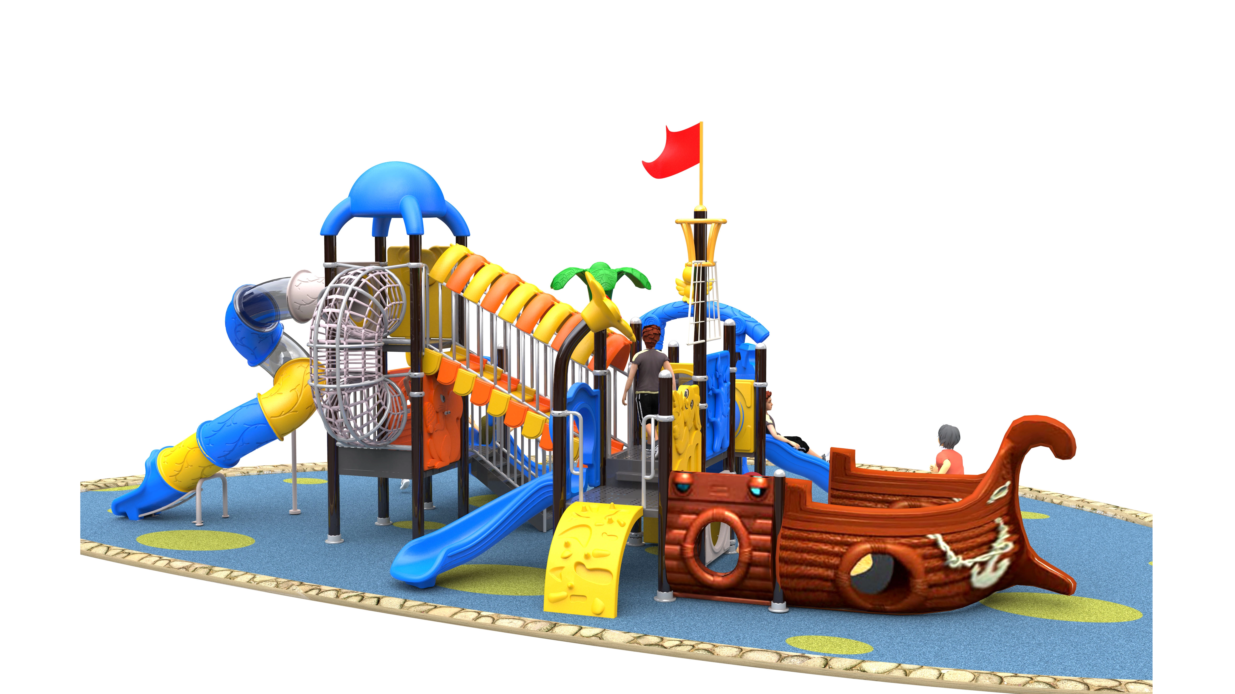kid plastic outdoor playground equipment HT-14043
