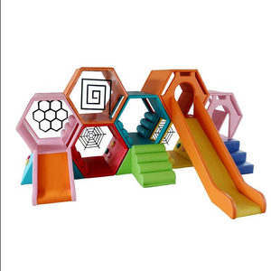 honeycomb design of the soft indoor playground equipment for children RB-065