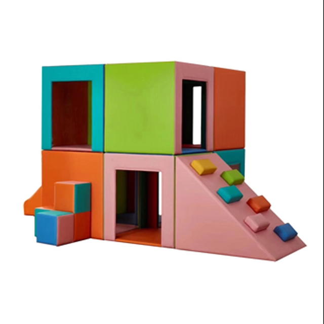 kids indoor playground equipment ,soft playhouse , active play structure for toddler RB-046