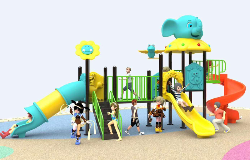 outdoor plastic playset HT-76081