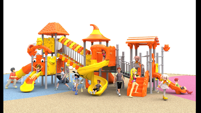 children's outdoor adventure playground HT-14071