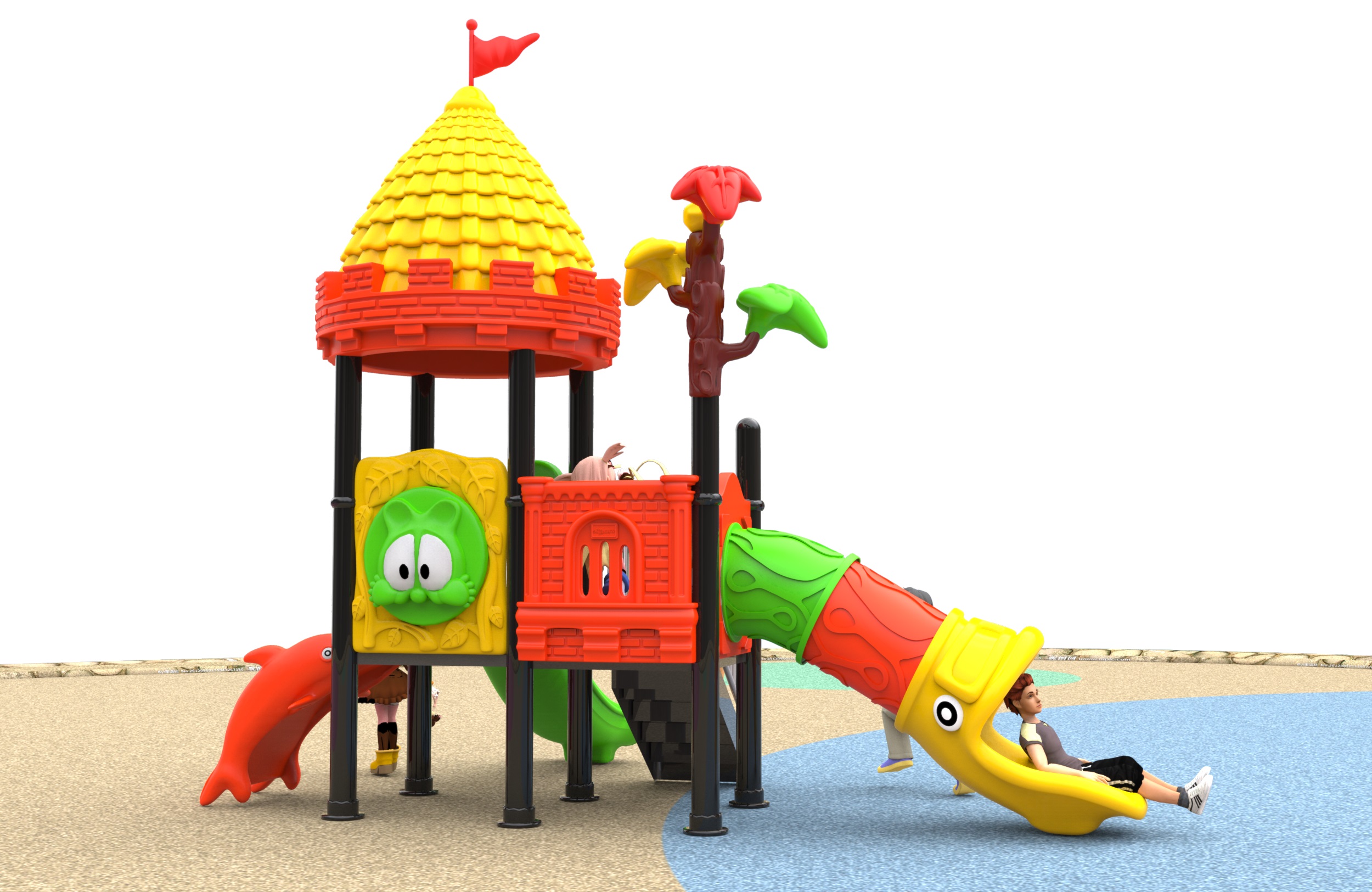 toddlers playground equipment for outdoor HT-89048