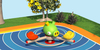 children's outdoor playground merry go round ZY-141