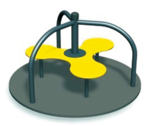 kids outdoor playset merry go round ZY-097