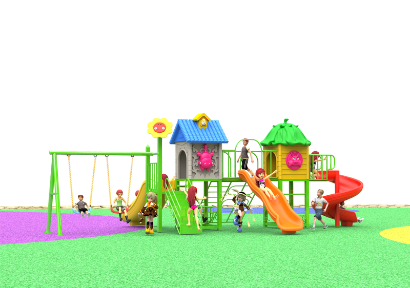 children outdoor playground equipment playset HT-55026