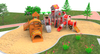 indoor wooden playground HT-WD23001