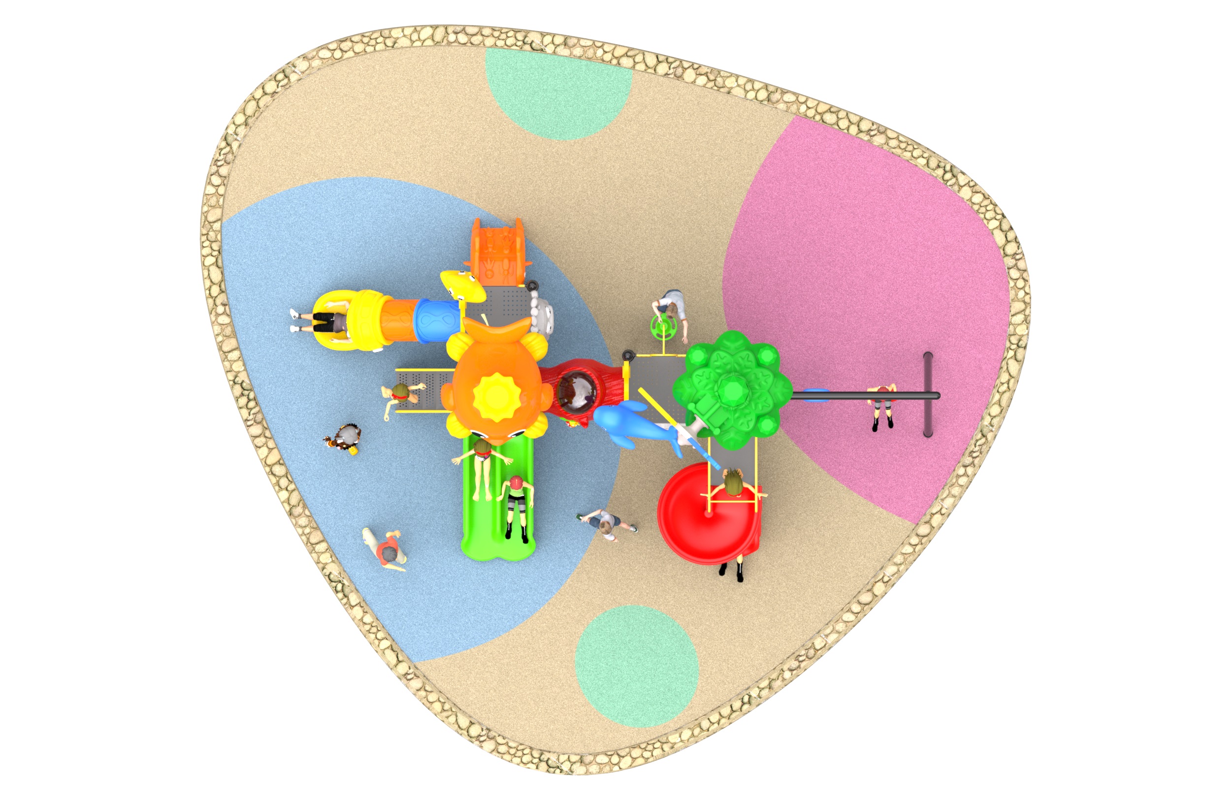 commercial outdoor playground equipment HT-89032