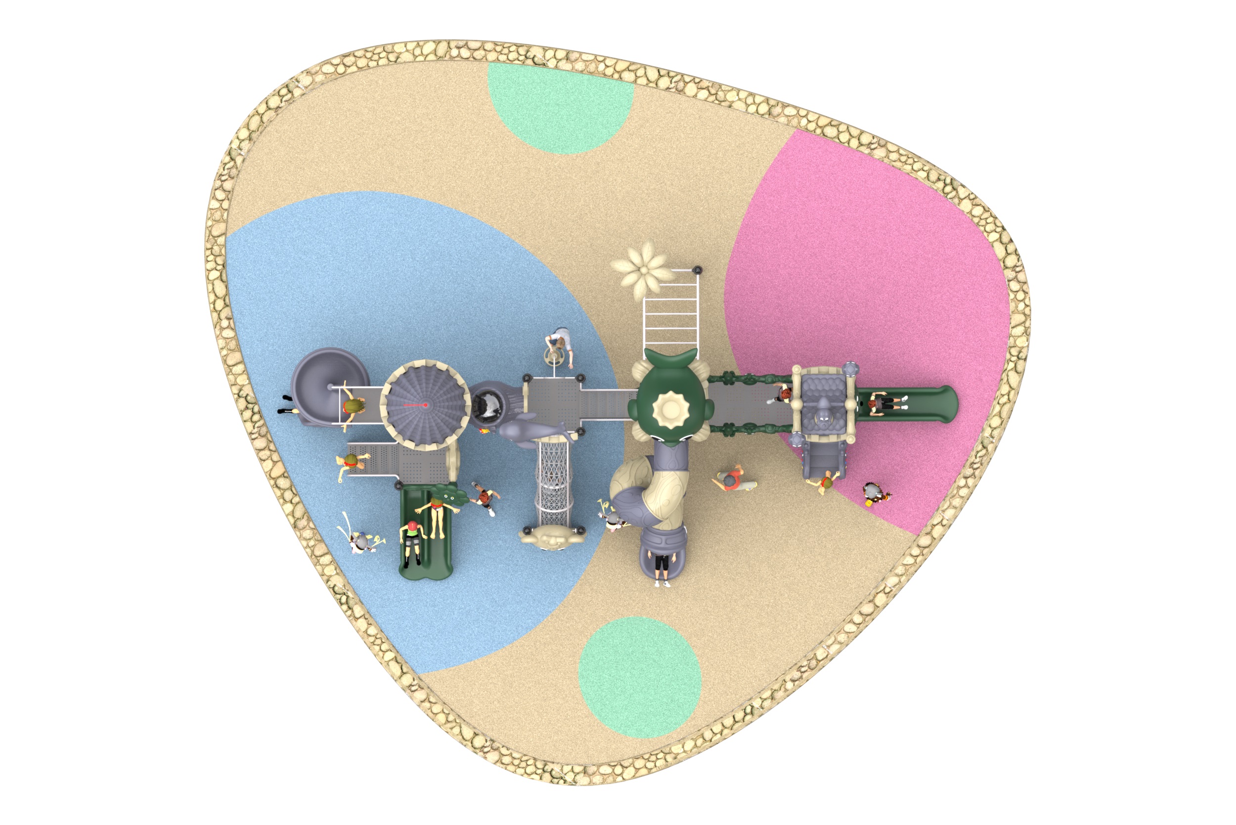 playground equipment for kindergarten HT-89036