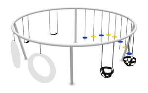 toddlers swing set for outdoor QQ-046