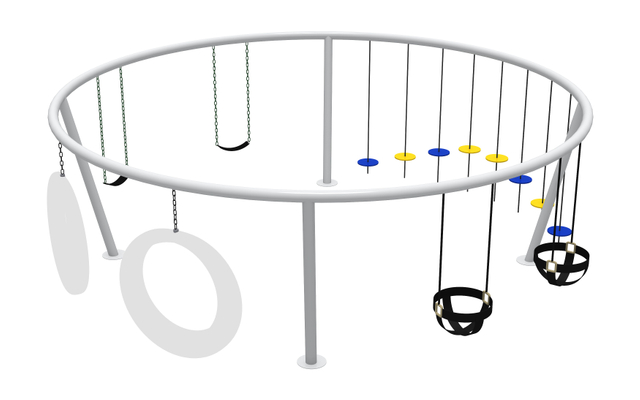 toddlers swing set for outdoor QQ-046